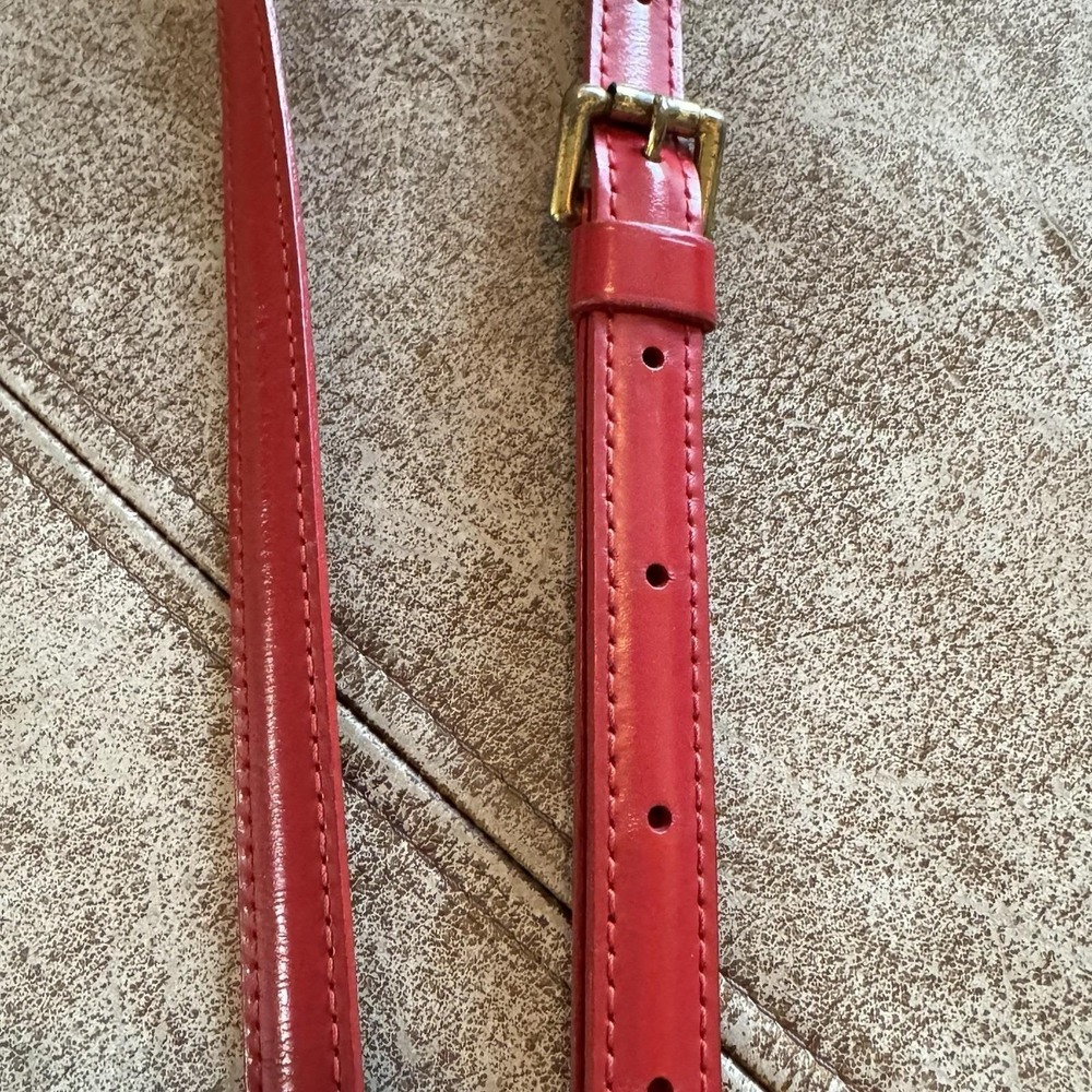 Louis Vuitton Red Epi Adjustable Shoulder Strap Crossbody Strap Vintage - Picture 12 of 16
